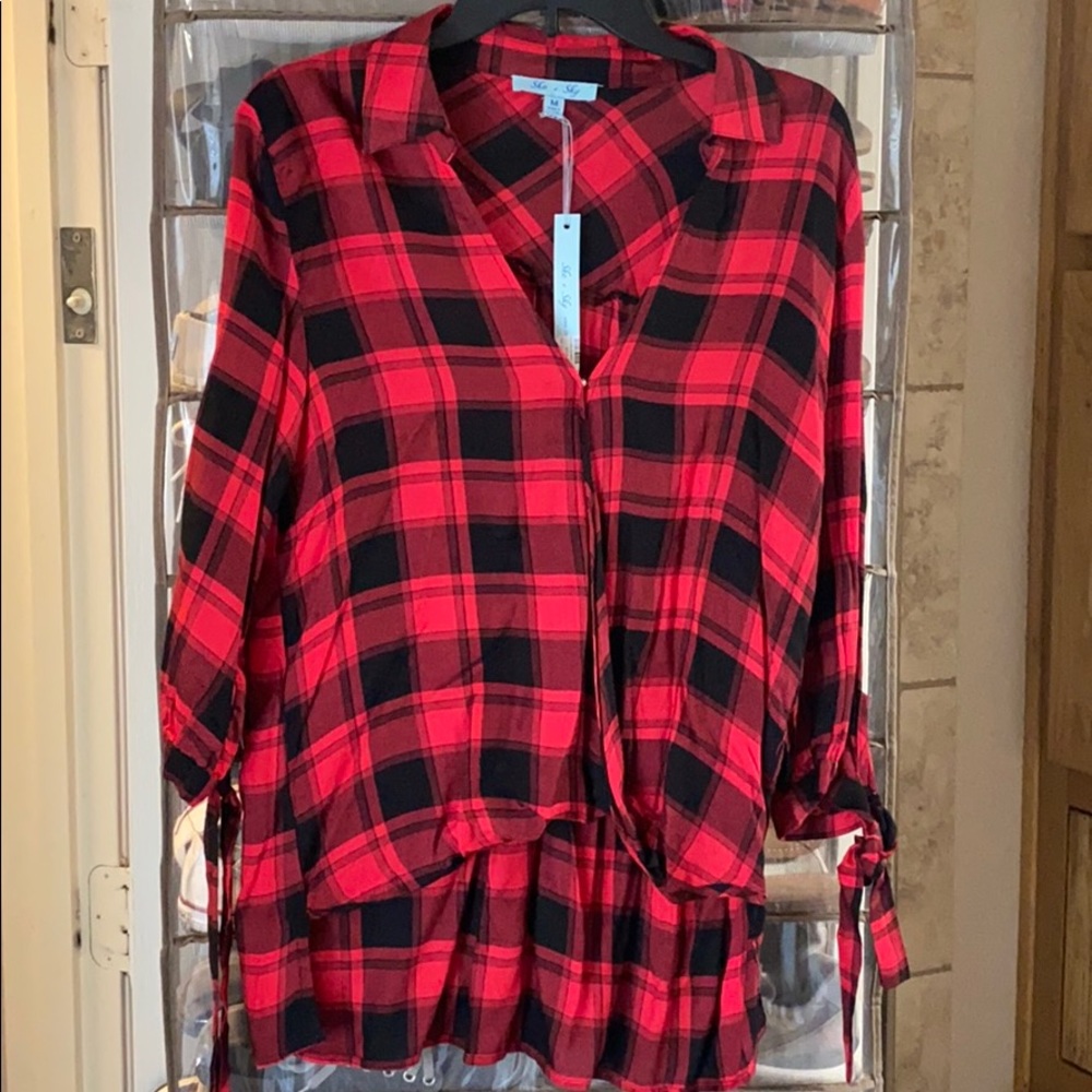 Buffalo plaid Top